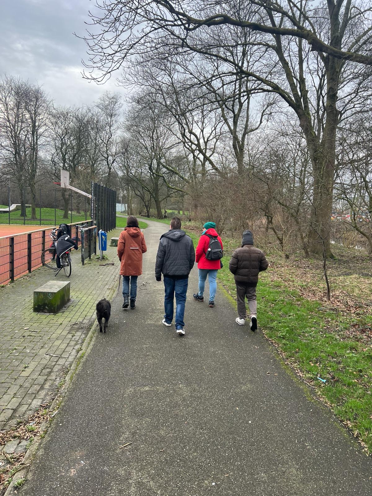 Wandelen in Huizum- West