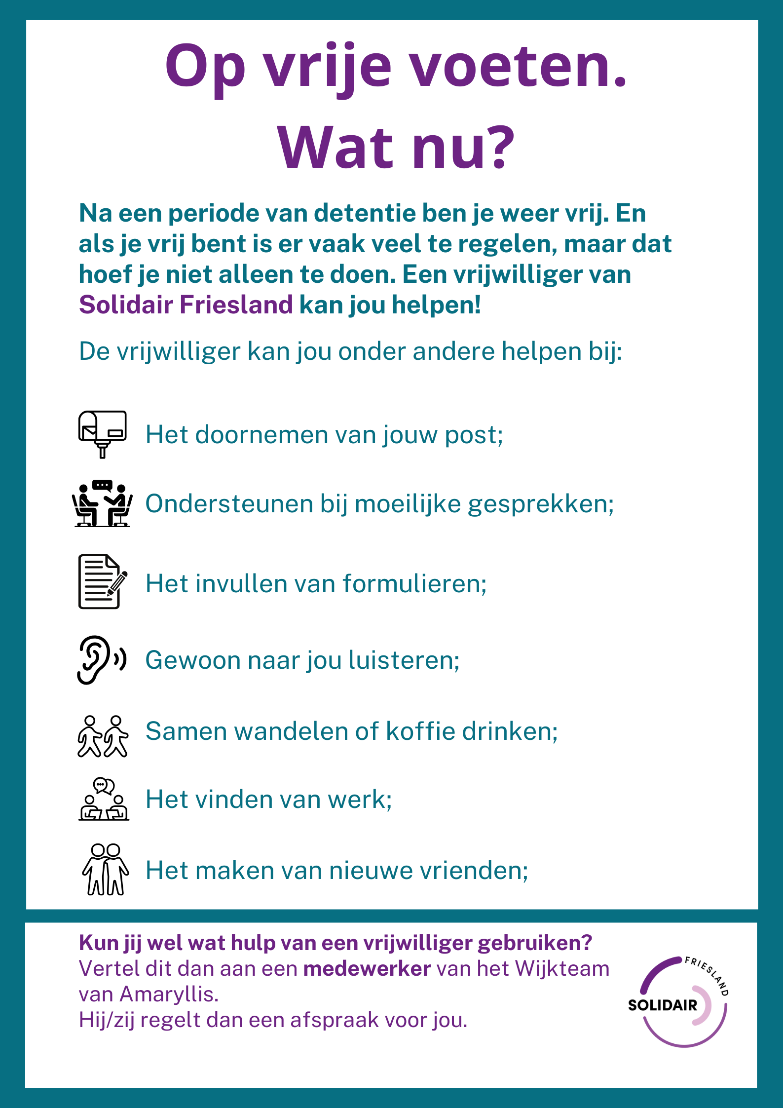 Maatjes voor ex-gedetineerden