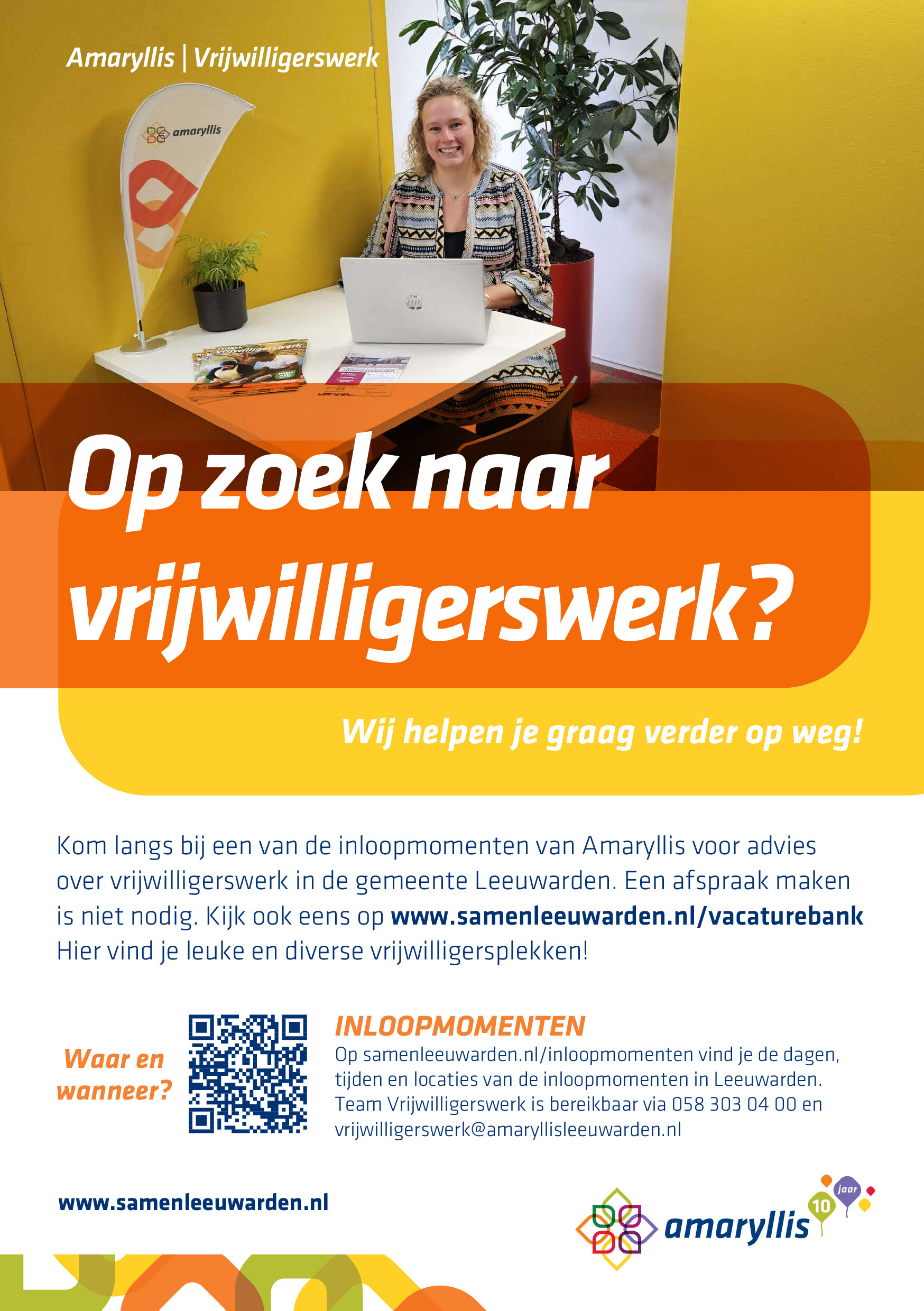 Inloopmoment vrijwilligerswerk