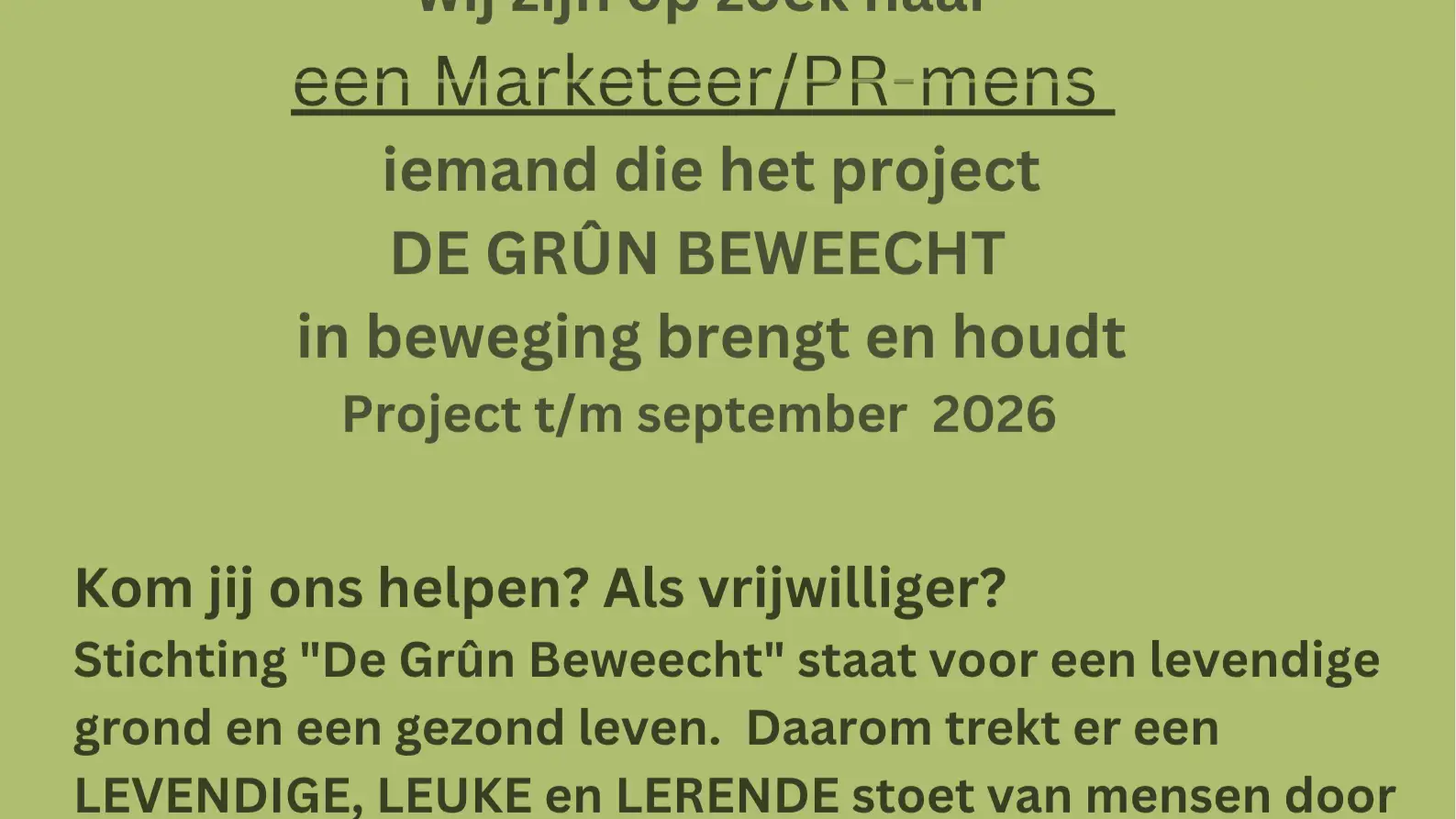 Marketeer  PR-mens